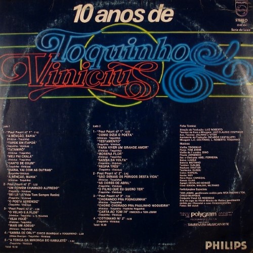 Toquinho & Vinicius - 10 anos